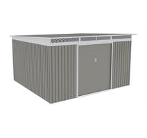 G21 Zahradní domek G21 GRAH 1132 - 340 x 333 cm, metalický šedý 