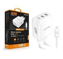 ALI CN 40W, 2xUSB-C, IPH., bílá CHPD0025