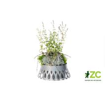 Žardina samozavlažovací Roseta - stříbrná 40 cm 