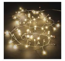 EMOS LED girlanda – kamínky, 1,2 m, 3x AA, vnitřní, teplá bílá, časovač