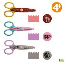 Sada nůžek Kidzors™ 3 ks Zoo zvířátka - 1003846 - Fiskars