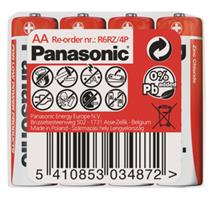 PANASONIC R6 4S AA Red zn 