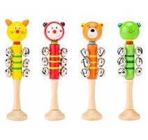 Woody 102191716 Rolničky-zvířátka 4druhy 