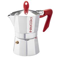 Pedrini Kaffettiera Brillant červená 4 p
