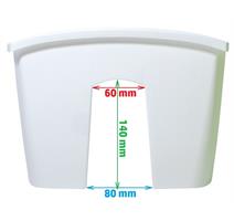 Prosperplast Květináč Prosperplast truhlík na zábradlí CROWN antracit 58 cm 