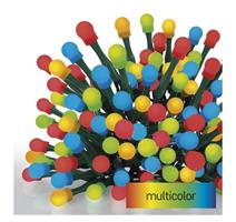 EMOS LED vánoční cherry řetěz – kuličky, 48 m, venkovní i vnitřní, multicolor, programy,časovač