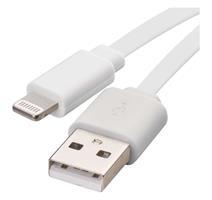 EMOS Nabíjecí a datový kabel USB-A 2.0 / Lightning MFi, 1 m, bílý