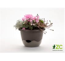 Květináč Mareta závěsný - antracit tmavý + světlý 30 cm