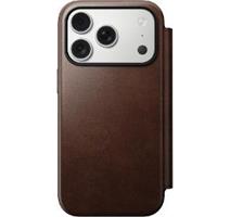 NOMAD Modern Leather Folio iPhone 17 Pro Brown