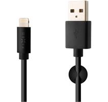 FIXED USB/Lightning kabel 1m,MFI, černý 