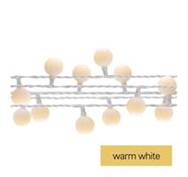 EMOS LED světelný cherry řetěz – kuličky 2,5 cm, 4 m, venkovní i vnitřní, teplá bílá, časovač