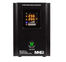 MHPower Napěťový měnič MHPower MPU-700-12 12V/230V, 700W, funkce UPS, čistý sinus