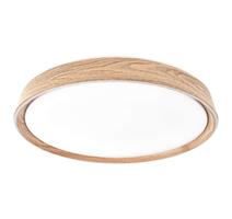 EMOS LED přisazené svítidlo ILVI, kruhové 45W, stmívání+CCT, dřevo
