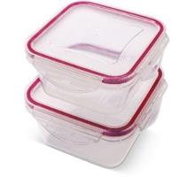 LAMART LT6059 SET DÓZ ČTVER.2X300ML CLIP 