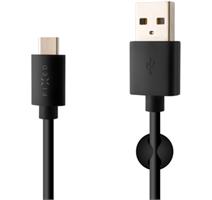 FIXED USB/USB-C kabel, USB 2.0, 1m,černý 