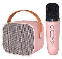 MAXLIFE MXKS-100 BT karaoke set růžový 