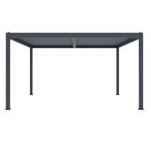 G21 Bioklimatická pergola G21 Austin 4x4 m, antracitová hliníková