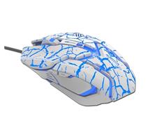 E-Blue Myš Auroza Gaming, bílá, herní