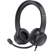 TRUST Ayda PC headset + microphone Black 