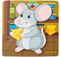 Woody 102191365 Puzzle Baby - myška 