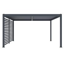 G21 Příslušenství G21 fixní lamelová stěna 3,7x2,2 m pro pergolu Austin 