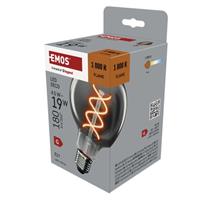 EMOS LED žárovka DECO SMOKED G95 / E27 / 4,5 W (19 W) / 180 lm / flame