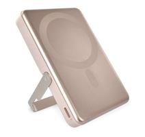 EMOS Powerbanka EMOS WI 1031, 10 000 mAh, 20 W + wireless, růžovo-zlatá