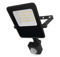 EMOS LED reflektor VISIO s pohybovým čidlem, 20 W, černý, neutrální bílá