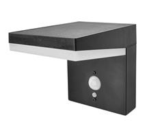 EMOS LED zahradní solární nástěnné svítidlo VEREA, čidlo soumraku, 10,7 x 15,4 x 13 cm