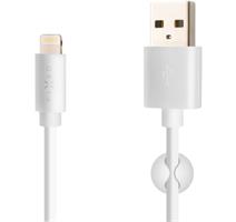 FIXED USB/Lightning kabel 1m,MFI, bílý 