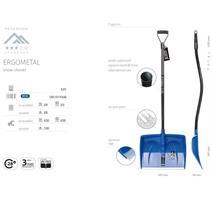 Prosperplast Hrablo Prosperplast ERGOMETAL modré