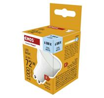 EMOS LED žárovka Basic MR16 bílá / GU10 / 10 W (72 W) / 1000 lm / Studená bílá