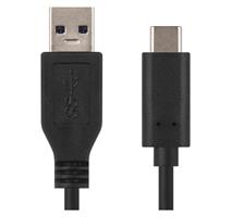 EMOS Rychlonabíjecí a datový kabel USB-A 3.0 / USB-C 3.1, Quick Charge, 1 m, černý