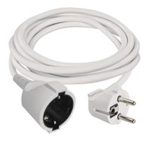 EMOS Prodlužovací kabel 1,4 m / 1 zásuvka / bílý / PVC / 1 mm2