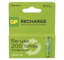 Nabíjecí baterie GP Recharge 800 AAA (HR03) 4ks