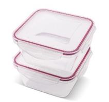 LAMART LT6060 SET DÓZ ČTVER.2X600ML CLIP 