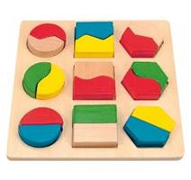 Woody 102190005 Destička s geomet. tvary 