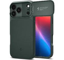 SPIGEN Optik Armor MS case iPhone 17 Pro Green