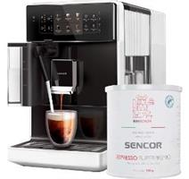 Sencor SES 9301WH + 2,5KG kávy