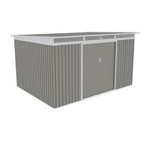 G21 Zahradní domek G21 GRAH 915 - 340 x 269 cm, metalický šedý 