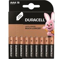 Duracell Duracell Basic alkalická baterie 18 ks, 2400K18 AAA