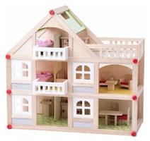 Woody 102191329 Domeček dvoupatrový 