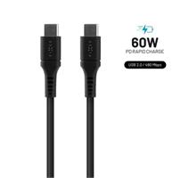 Fixed kabel USB-C/USB-C FIXDLS-CC12-BK