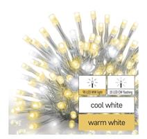 EMOS Standard LED spojovací řetěz blikající – rampouchy, 2,5 m, venkovní, teplá/studená bílá