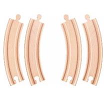 Woody 102190560 Kulaté koleje dlouhé 4ks 