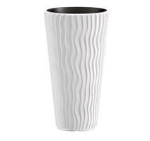 Prosperplast Květináč Prosperplast SANDY SLIM bílý 39 cm