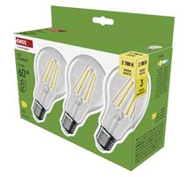 EMOS LED žárovka Filament A60 / E27 / 5,9 W (60 W) / 806 lm / teplá bílá