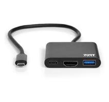 PORT DESIGNS USB-C HUB HDMI 1X 4K+USB-A+USB-C PORT