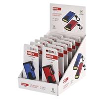 EMOS Nabíjecí mini LED svítilna – přívěšek, 100 lm, 12 ks, display box