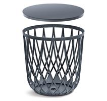 Prosperplast Univerzální koš Prosperplast UNIQUBO s plastovým víkem 44,7 antracit 